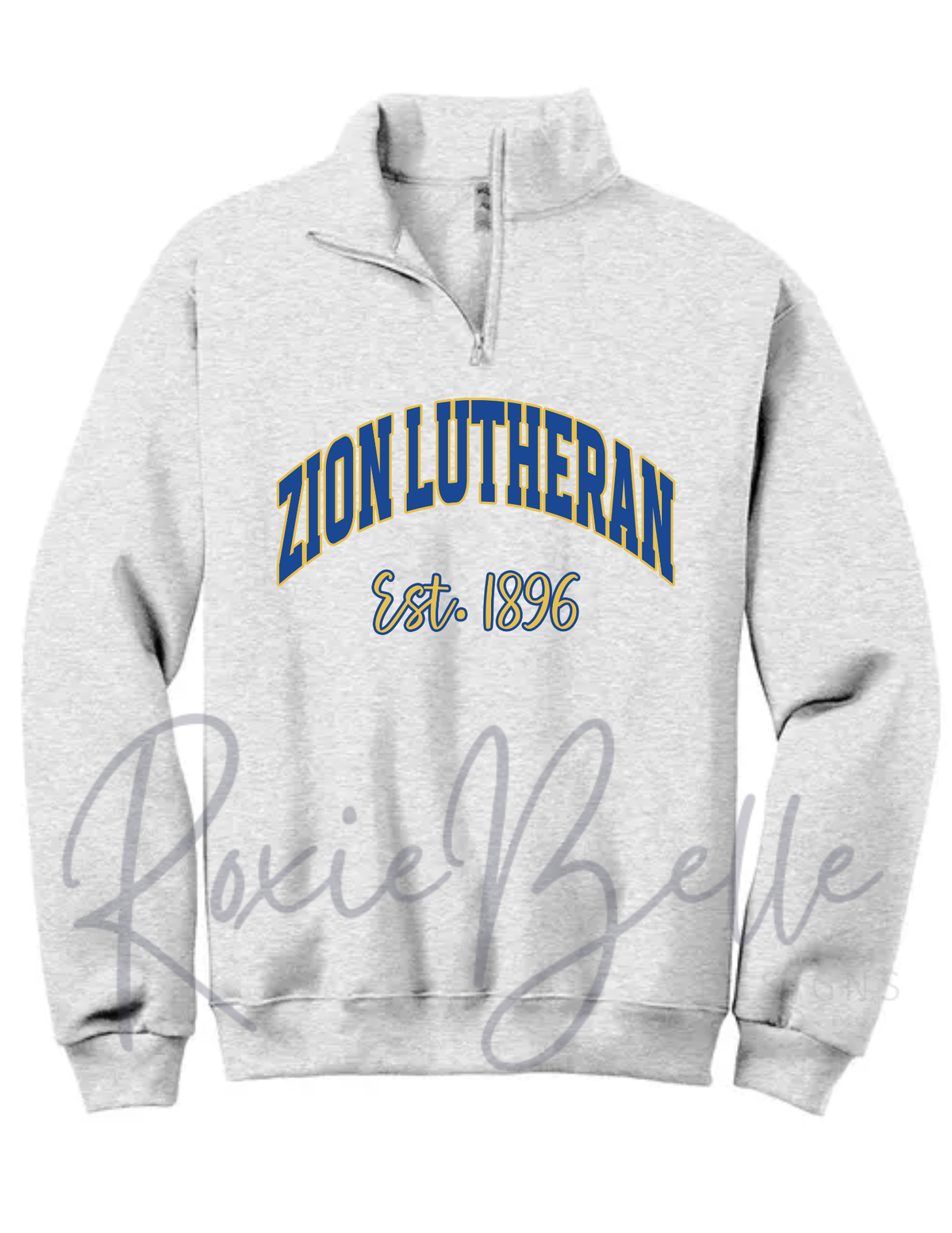Zion Lutheran Varsity Quarter-Zip Sweatshirt - Adult