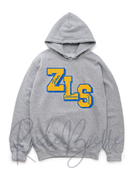 Zion Lutheran Distressed Hoodie - Youth